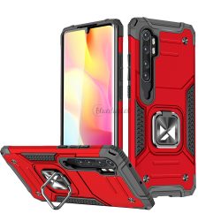   Wozinsky Armor Ring Xiaomi Redmi Note 10 Pro ütésalló hátlap, tok, piros