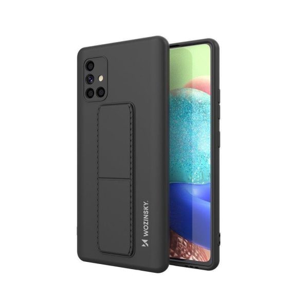 Wozinsky Kickstand Case Samsung Galaxy A53 5G szilikon hátlap, tok, fekete