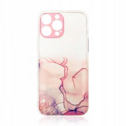   Marble Case Cover Samsung Galaxy A53 5G márvány mintás hátlap, tok, rózsaszín