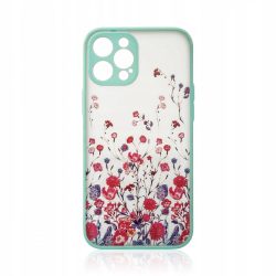   Design Case Flower Cover Samsung Galaxy A53 5G hátlap, tok, világoskék