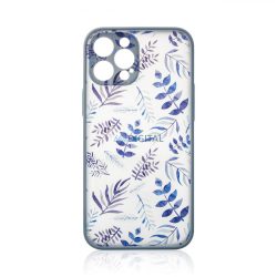   Design Case Flower Cover Samsung Galaxy A53 5G hátlap, tok, sötétkék