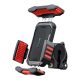 Joyroom JR-ZS265u Phone holder, kerékpáros, motoros, rolleres telefon tartó, rögzítő, fekete