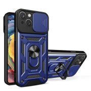   Hybrid Armor Camshield Case iPhone 14 ütésálló hátlap, tok, sötétkék