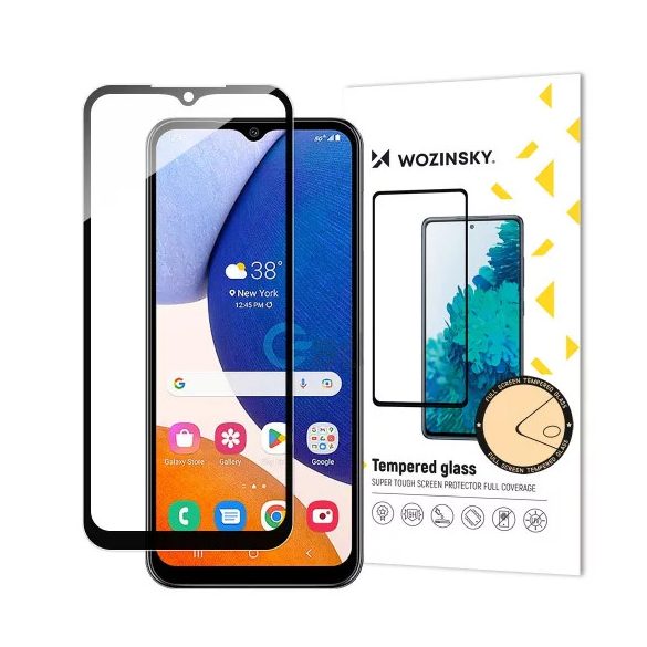 Wozinsky Samsung Galaxy A54 5G Glass Screen 5D Full Glue teljes kijelzős edzett üvegfólia, 9H keménységű, fekete