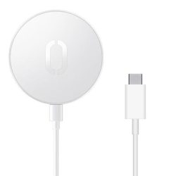   Joyroom Jr-A28 Wireless Charger Qi, MagSafe kompatibilis vezeték nélküli asztali töltő, 15W, fehér