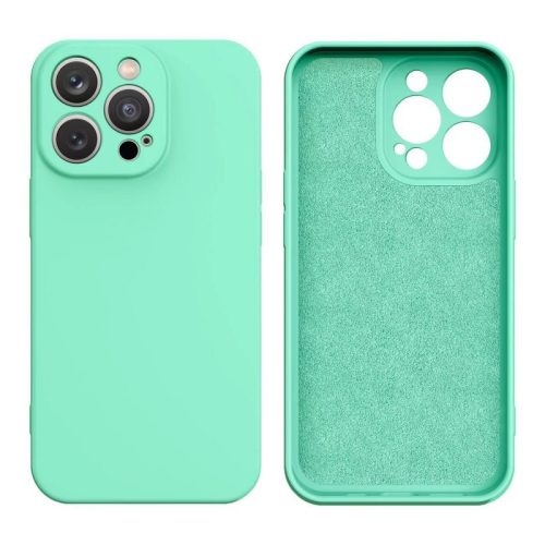 Silicone case Samsung Galaxy A34 5G hátlap, tok, menta zöld