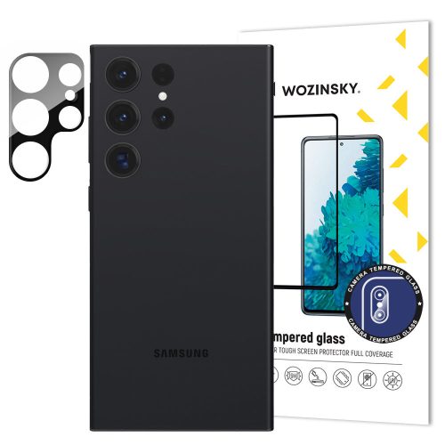 Wozinsky Camera Tempered Glass Samsung Galaxy S23 Ultra kameravédő üvegfólia (tempered glass), átlátszó