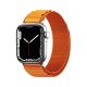 Alpine Strap Apple Watch 1/2/3/4/5/6/7/8/SE/SE2/Ultra, 42/44/45/49mm óraszíj, narancssárga