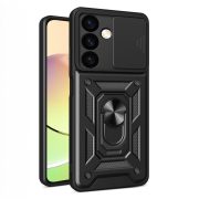   Hybrid Armor Camshield Samsung Galaxy A05S ütésálló hátlap, tok, fekete