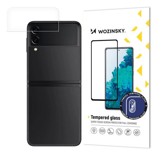 Wozinsky Camera Glass Samsung Galaxy Z Flip 3 kameravédő üvegfólia (tempered glass), átlátszó