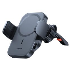   Joyroom Car Phone Holder JR-ZS295 Magsafe Qi kompatibilis autós telefon tartó és töltő 15W szellőzőrácsra, fekete