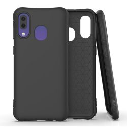   Soft Color Flexible Case Samsung Galaxy A40 hátlap, tok, fekete