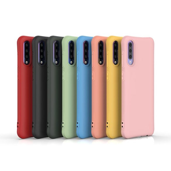 Soft Color Flexible Case Samsung Galaxy A50/A30s/A50s hátlap, tok, fekete