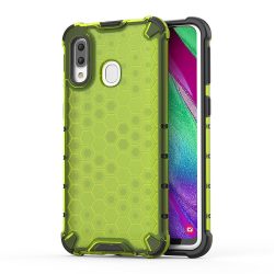   Honeycomb Case Samsung Galaxy A40 ütésálló hátlap, tok, zöld