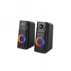 Havit SK204 RGB Gaming Speaker, 2x3W, hangszóró, fekete