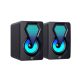 Havit SK210 mini PRO Gaming Speaker, 2x3W, hangszóró, fekete