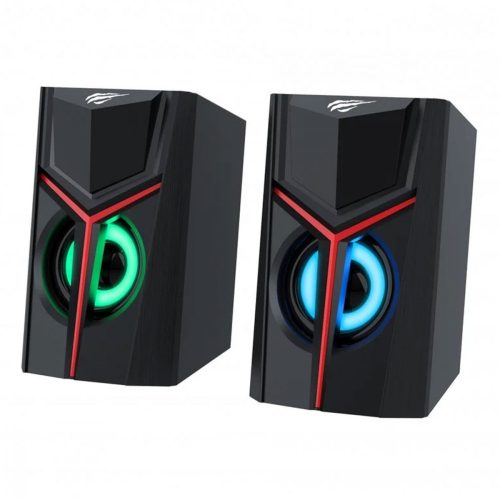 Havit SK206 RGB Gaming Speaker, 2x3W, hangszóró, fekete