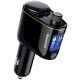 Baseus CCALL-RH01 univerzális autós töltő és Bluetooth MP3/FM transmitter, 2xUSB, fekete