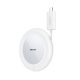 Ugreen CD245 Magnetic Wireless Charger Qi, MagSafe kompatibilis vezeték nélküli töltő, 15W, fehér