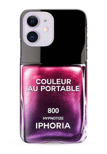 Iphoria iPhone 12/12 Pro Nailpolish Hypnotize hátlap, tok, mintás, színes