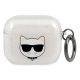 Karl Lagerfeld Apple Airpods 3 Glitter Choupette (KLA3UCHGS) tok, ezüst