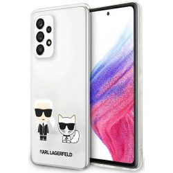   Karl Lagerfeld Samsung Galaxy A53 5G Karl & Choupette (KLHCA53CKTR) hátlap, tok, átlátszó