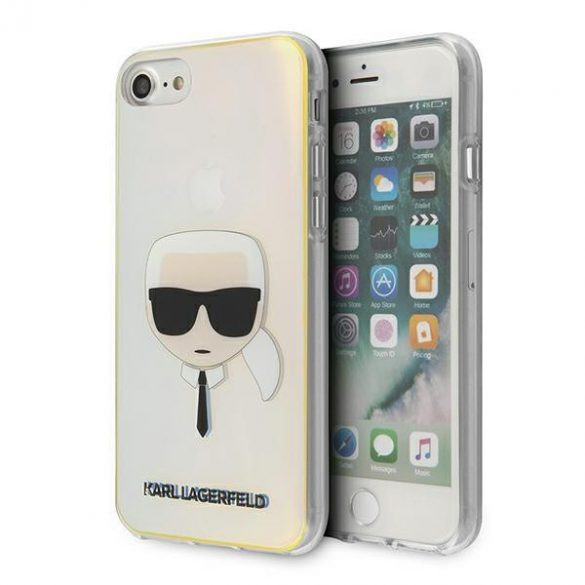 Karl Lagerfeld iPhone 7/8/SE (2020) Hard Case Karl"s Head (KLHCI8PCKHML) hátlap, tok, színes