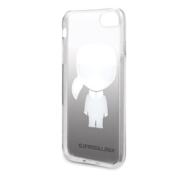 Karl Lagerfeld iPhone 7/8/SE (2020) Ikonik Full Body (KLHCI8TRDFKBK) hátlap, tok, fekete