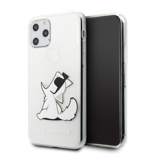 Karl Lagerfeld iPhone 11 Pro Fun Choupette Hard (KLHCN58CFNRC) hátlap, tok, átlátszó