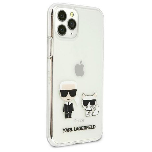 Karl Lagerfeld iPhone 11 Pro Karl & Choupette Full Body (KLHCN58CKTR) hátlap, tok, átlátszó