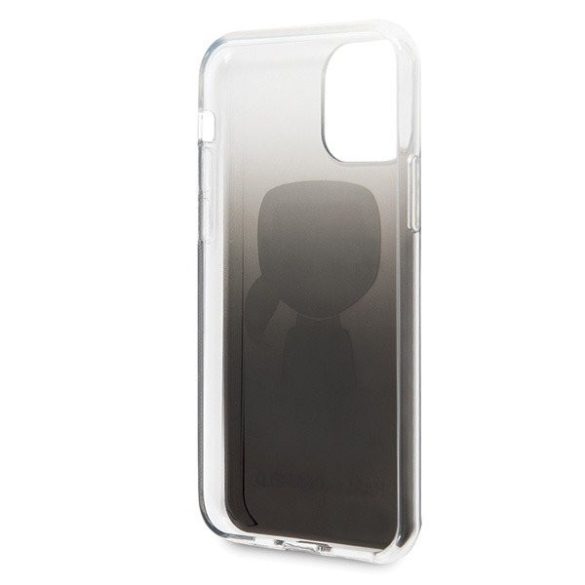 Karl Lagerfeld iPhone 11 Pro Ikonik Full Body (KLHCN58TRDFKBK) hátlap, tok, fekete