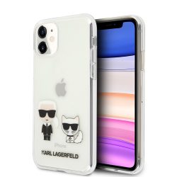   Karl Lagerfeld iPhone 11 Karl & Choupette Full Body (KLHCN61CKTR) hátlap, tok, átlátszó