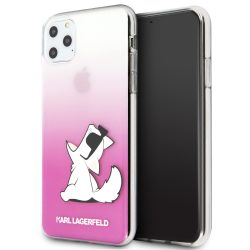   Karl Lagerfeld iPhone 11 Pro Max Fun Choupette Hard (KLHCN65CFNRCPI) hátlap, tok, rózsaszín