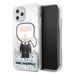   Karl Lagerfeld iPhone 11 Pro Max Liquid Glitter Karl Iconic (KLHCN65LGIRKL) hátlap, tok, színes