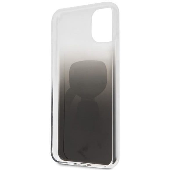 Karl Lagerfeld iPhone 11 Pro Max Ikonik Full Body (KLHCN65TRDFKBK) hátlap, tok, fekete