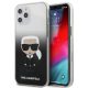 Karl Lagerfeld iPhone 12 Pro Max Ikonik Full Body (KLHCP12LTRDFKBK) hátlap, tok, fekete