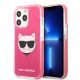 Karl Lagerfeld iPhone 13 Pro Choupette Head (KLHCP13LTPECPI) hátlap, tok, pink