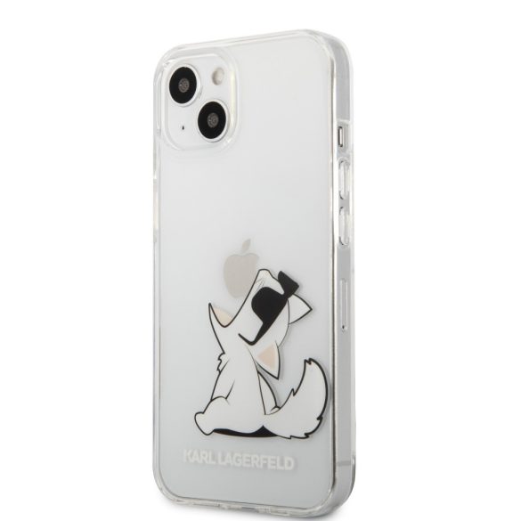 Karl Lagerfeld iPhone 13 Choupette Fun (KLHCP13MCFNRC) hátlap, tok, átlátszó