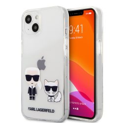   Karl Lagerfeld iPhone 13 Karl & Choupette Full Body (KLHCP13MCKTR) hátlap, tok, átlátszó