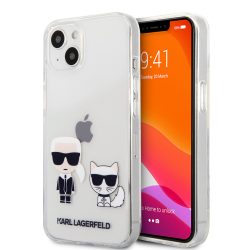   Karl Lagerfeld iPhone 13 Mini Karl & Choupette Full Body (KLHCP13SCKTR) hátlap, tok, átlátszó