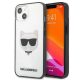 Karl Lagerfeld KLHCP13SHCHCK Ikonik Choupette iPhone 13 mini 5.4" tok, átlátszó