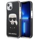 Karl Lagerfeld KLHCP13dbPEIKK Iconik Karl iPhone 13 mini 5,4" tok, fekete