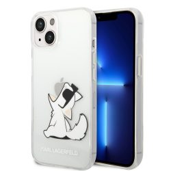   Karl Lagerfeld iPhone 14 Choupette Fun (KLHCP14SCFNRC) hátlap, tok, átlátszó