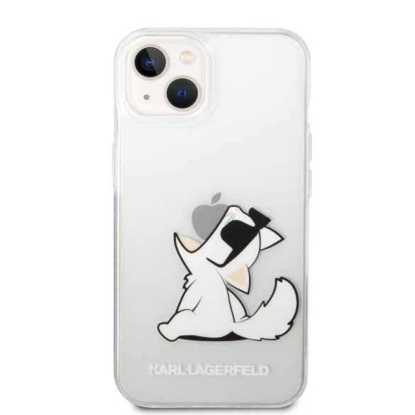 Karl Lagerfeld iPhone 14 Choupette Fun (KLHCP14SCFNRC) hátlap, tok, átlátszó