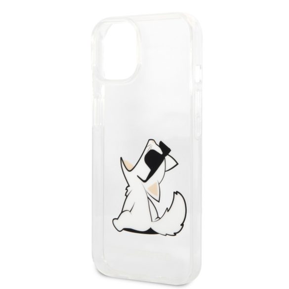 Karl Lagerfeld iPhone 14 Choupette Fun (KLHCP14SCFNRC) hátlap, tok, átlátszó