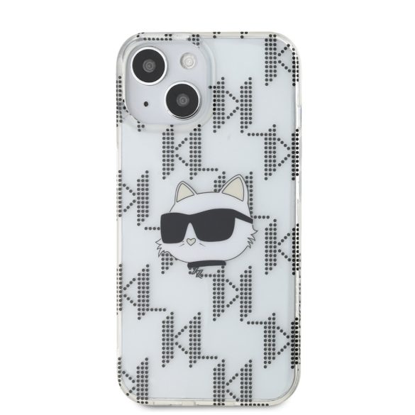 Karl Lagerfeld iPhone 15 IML Electroplated Choupette Head KLHCP15SHKLPCHT hátlap, tok, átlátszó