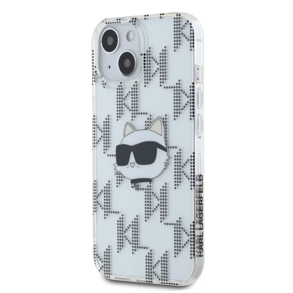 Karl Lagerfeld iPhone 15 IML Electroplated Choupette Head KLHCP15SHKLPCHT hátlap, tok, átlátszó