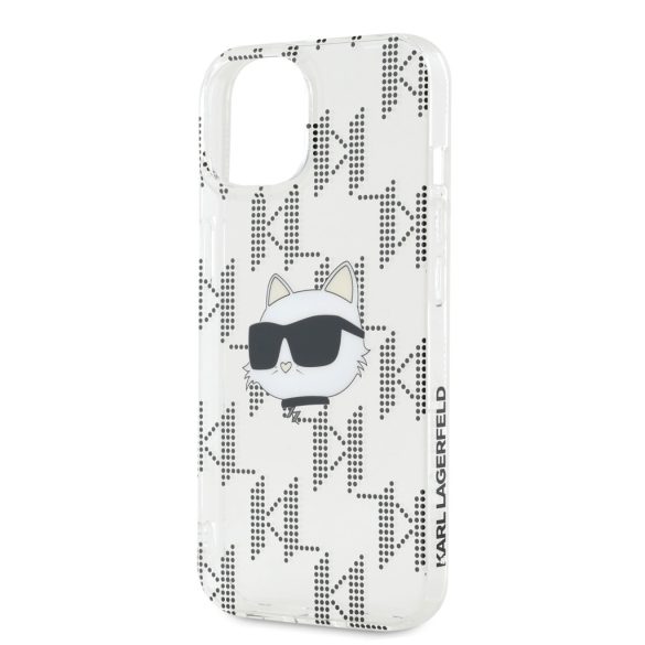 Karl Lagerfeld iPhone 15 IML Electroplated Choupette Head KLHCP15SHKLPCHT hátlap, tok, átlátszó