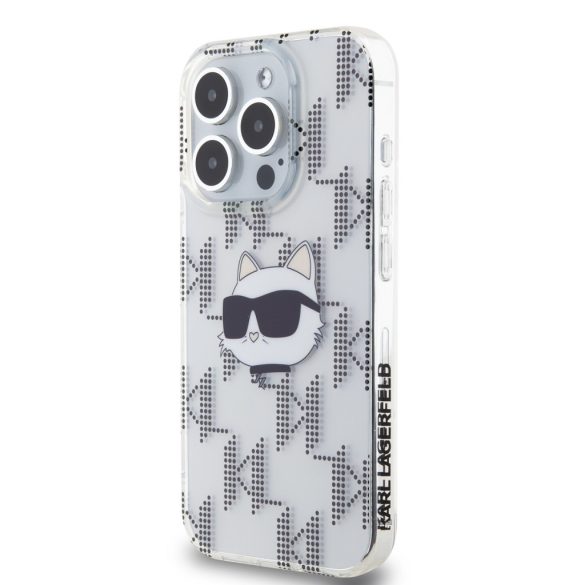 Karl Lagerfeld iPhone 15 Pro Max IML Electroplated Choupette Head KLHCP15XHKLPCHT hátlap, tok, átlátszó