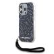 Karl Lagerfeld KLHCP15XHZBPKCCU IML Zebra Pattern & Cord iPhone 15 Pro Max 6.7" tok, lila